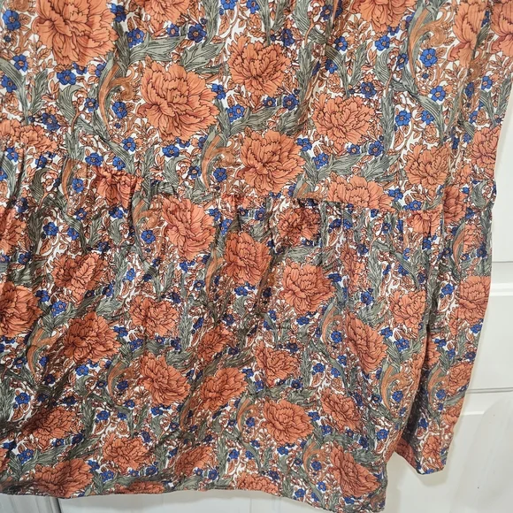 ZARA Floral Tie Strap Maxie Dress Boho - Picture 3 of 12